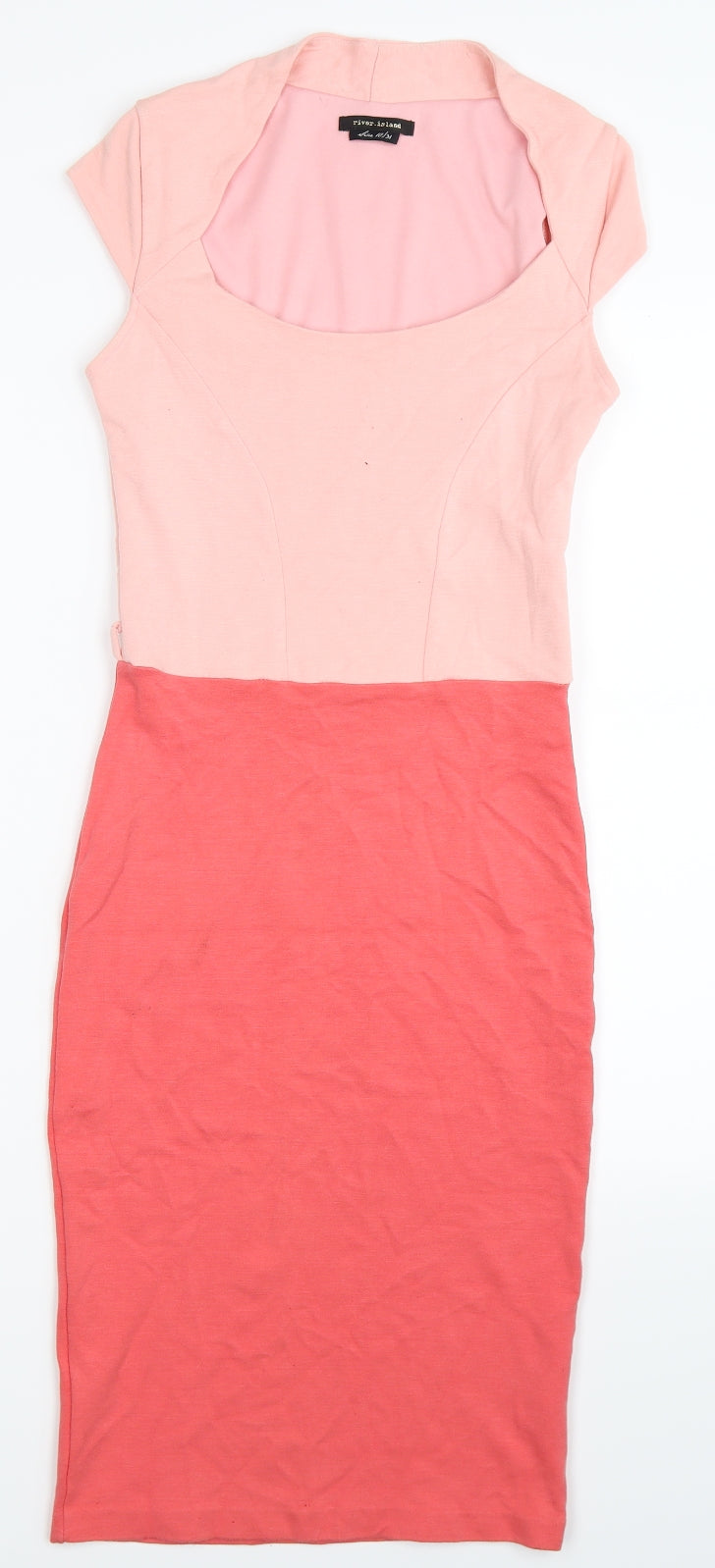 River Island Womens Pink   Bodycon  Size 10