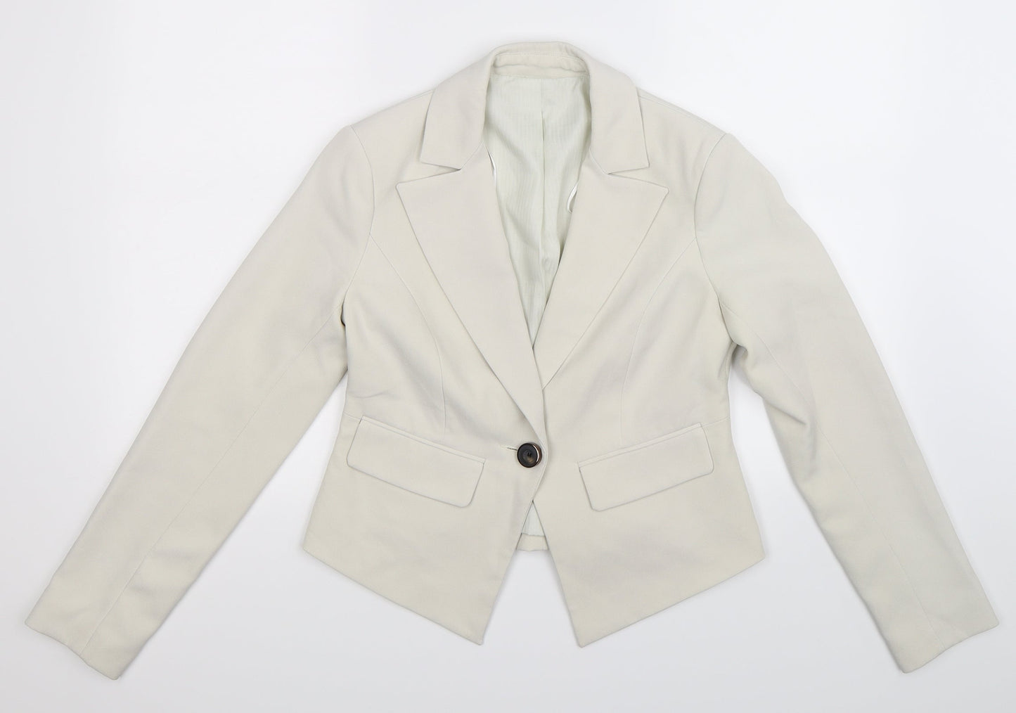 Preworn Womens Grey   Jacket Blazer Size 10