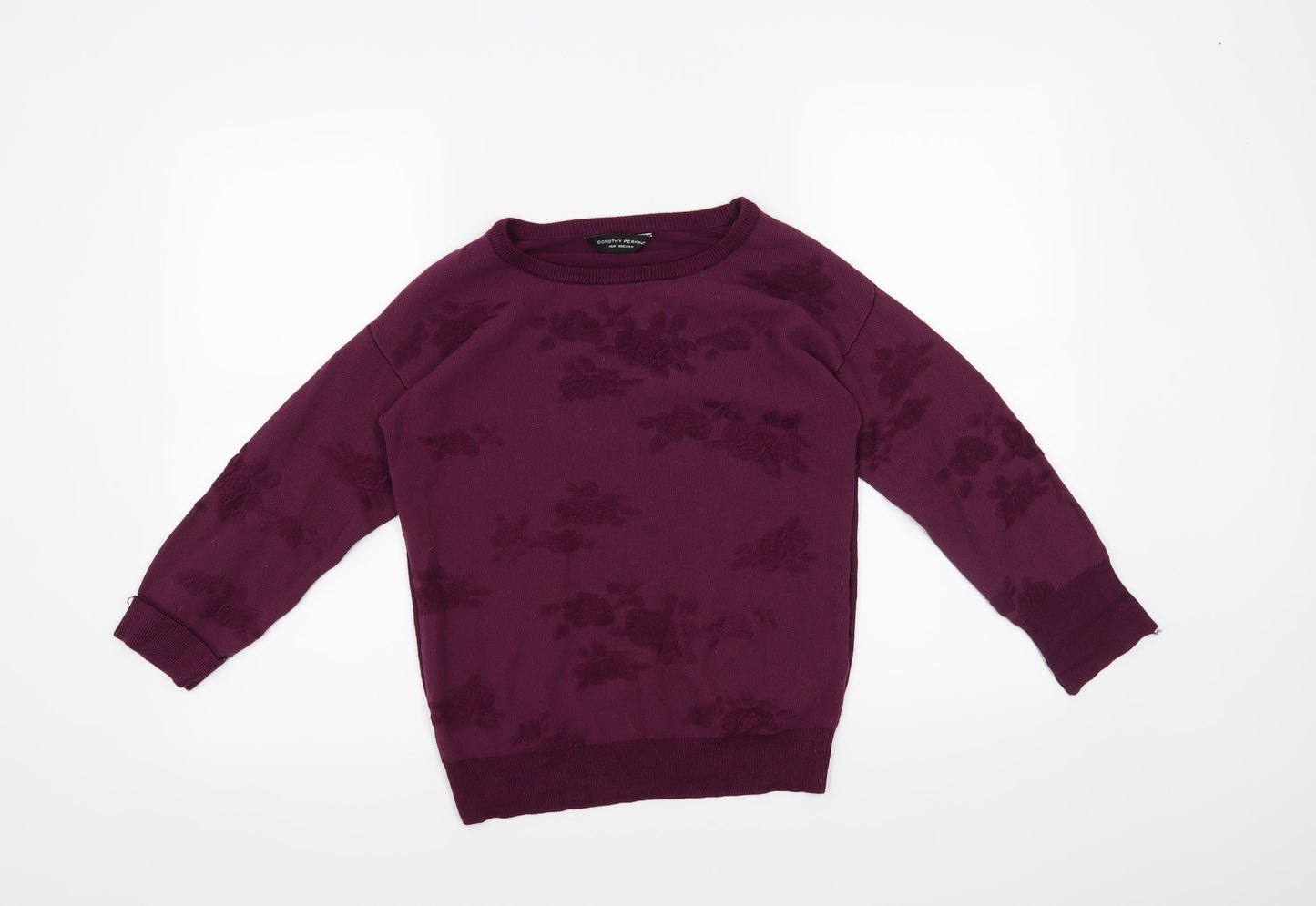 Dorothy Perkins Womens Purple   Pullover Jumper Size 10