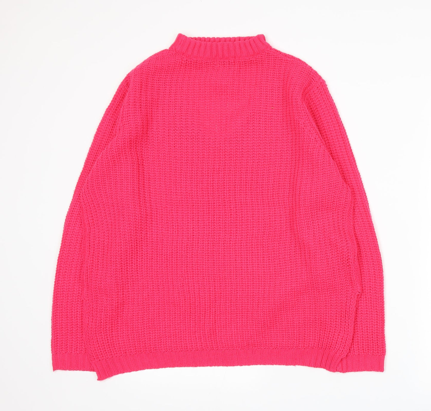 Lottie Womens Pink  Knit Pullover Jumper Size 12