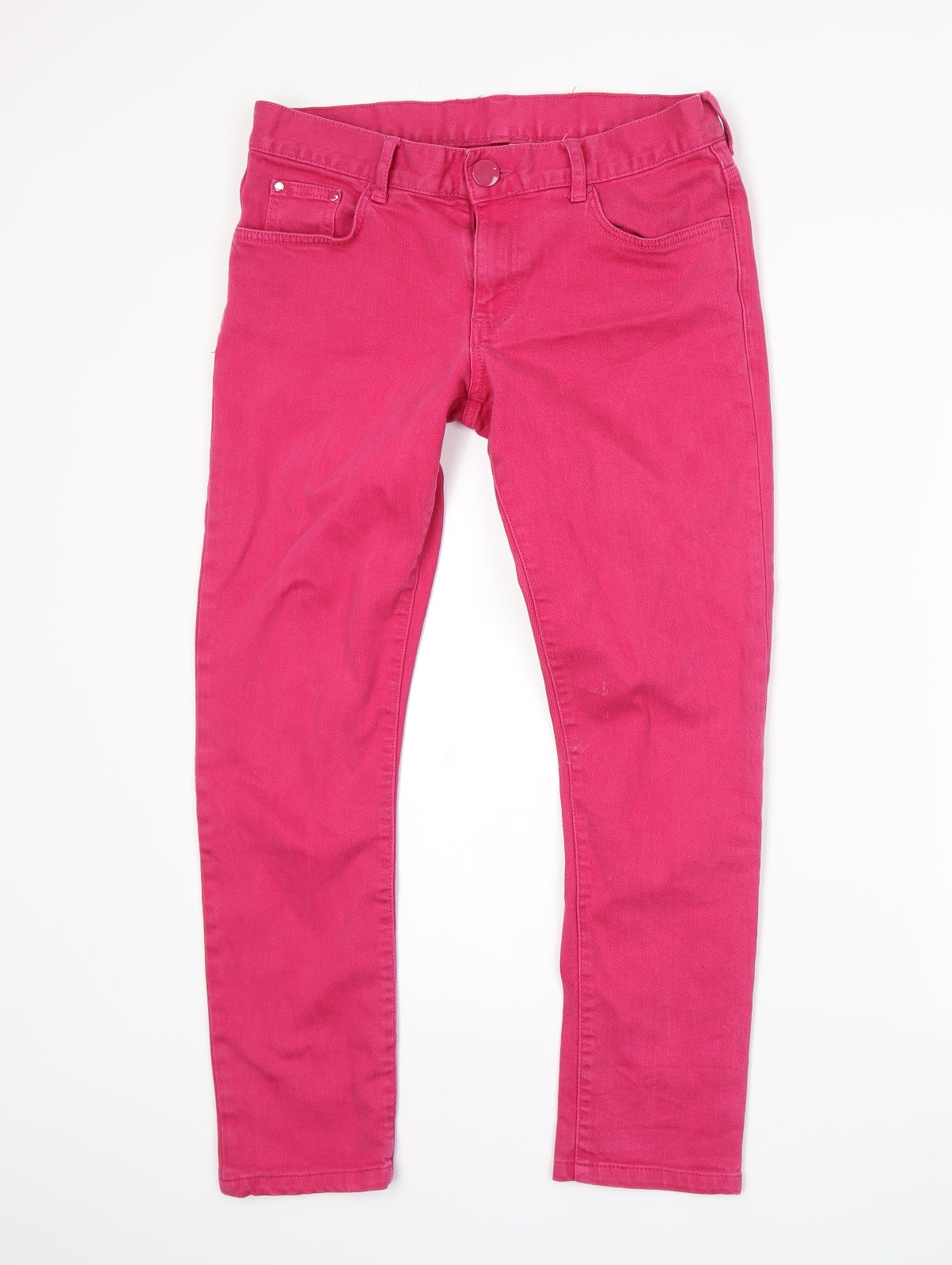 H&M Womens Pink   Skinny Jeans Size 10 L24 in