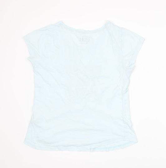 Peacocks Womens Blue   Basic T-Shirt Size 12