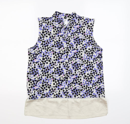 NEXT Womens Purple Colourblock  Tunic Tank Size 12