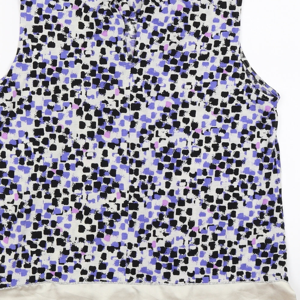 NEXT Womens Purple Colourblock  Tunic Tank Size 12