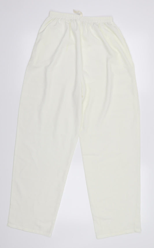 Preworn Womens Ivory   Trousers  Size S L25 in