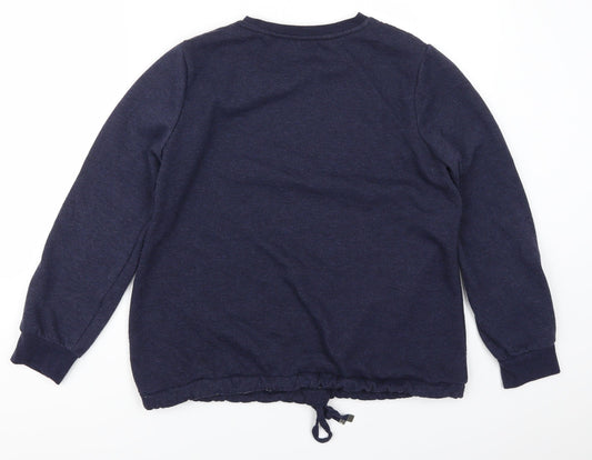 George Womens Blue   Henley Sweatshirt Size 12