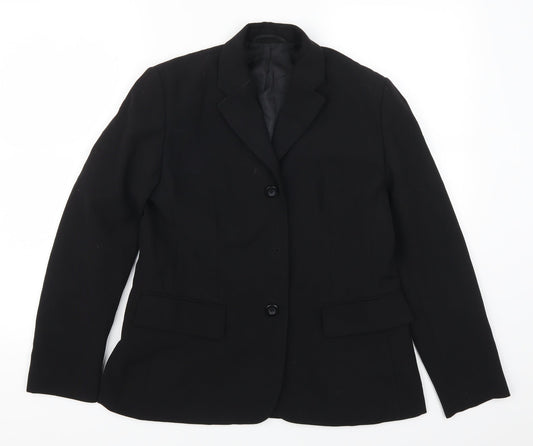 Preworn Womens Black   Jacket Suit Jacket Size 10