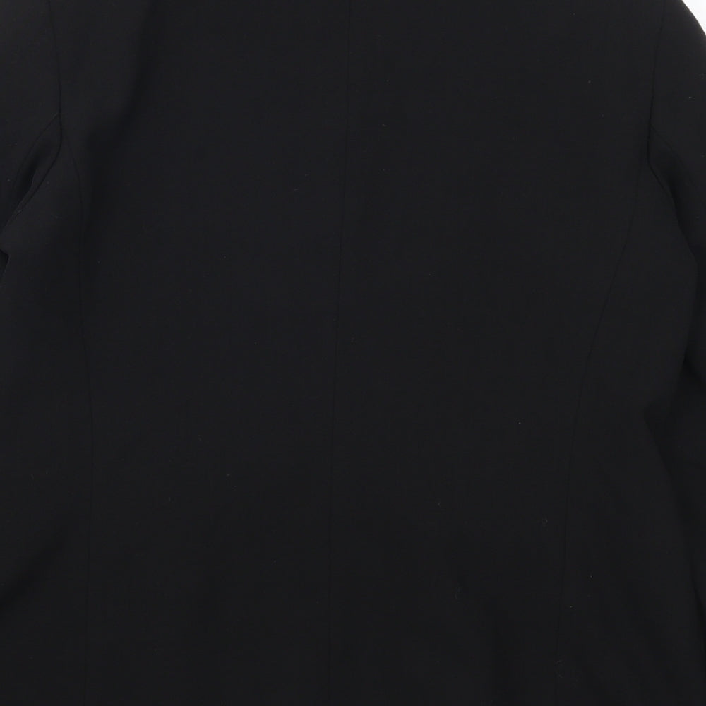 Preworn Womens Black   Jacket Suit Jacket Size 10