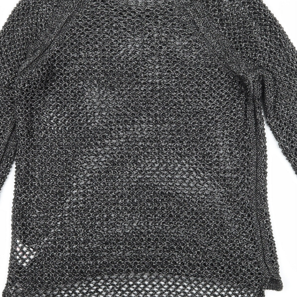 Papaya Womens Grey  Knit Pullover Jumper Size 10