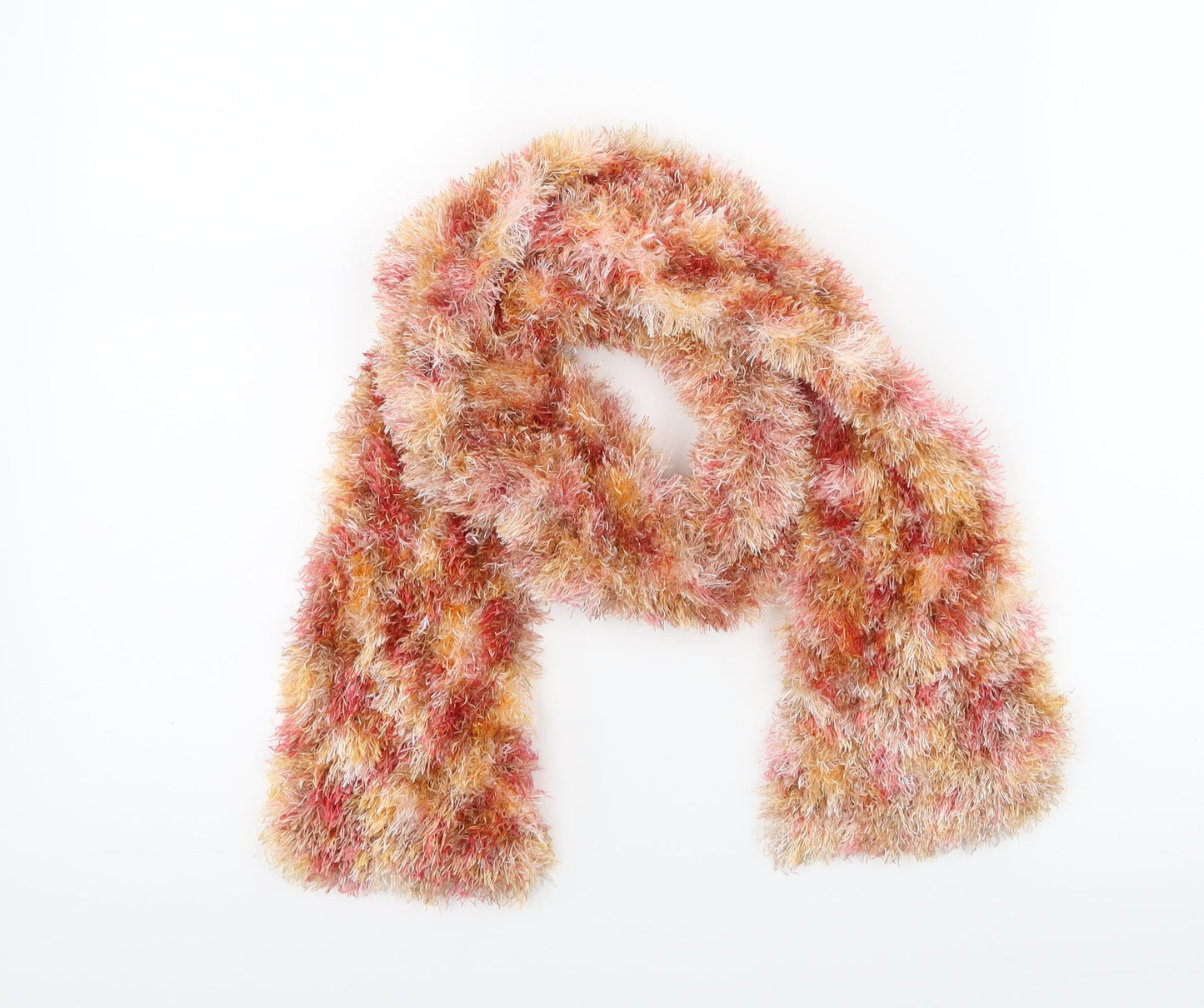 Preworn Womens Orange    Scarf