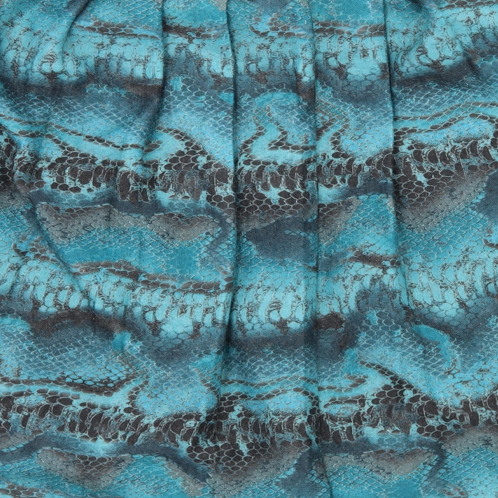 Rothmar Womens Blue   Flare Skirt Size 36 in  - Abstract Design