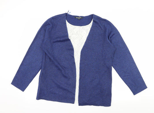 Bonmarché Womens Blue  Knit Basic Blouse Size 16  - Layered