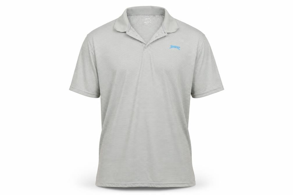 Front view of slazender men’s green polo, size XL