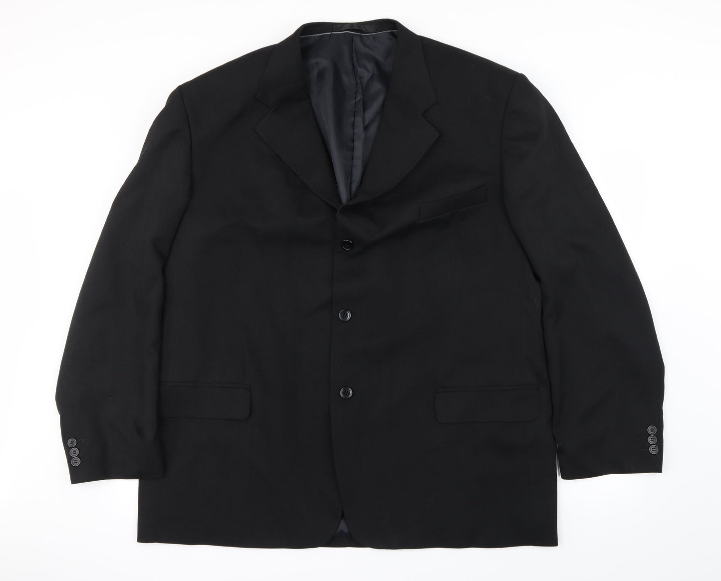 Prewron  Mens Black   Jacket Blazer Size 42