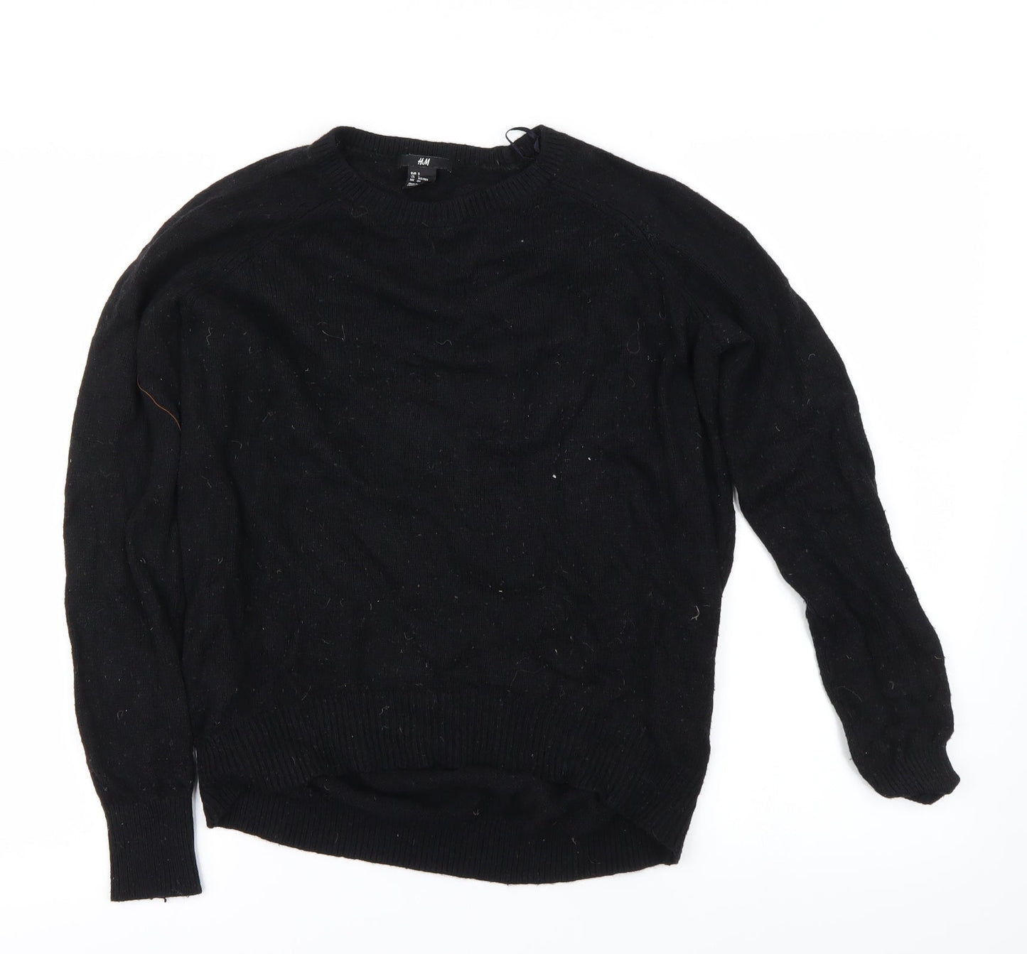 H&M Womens Black   Pullover Jumper Size S