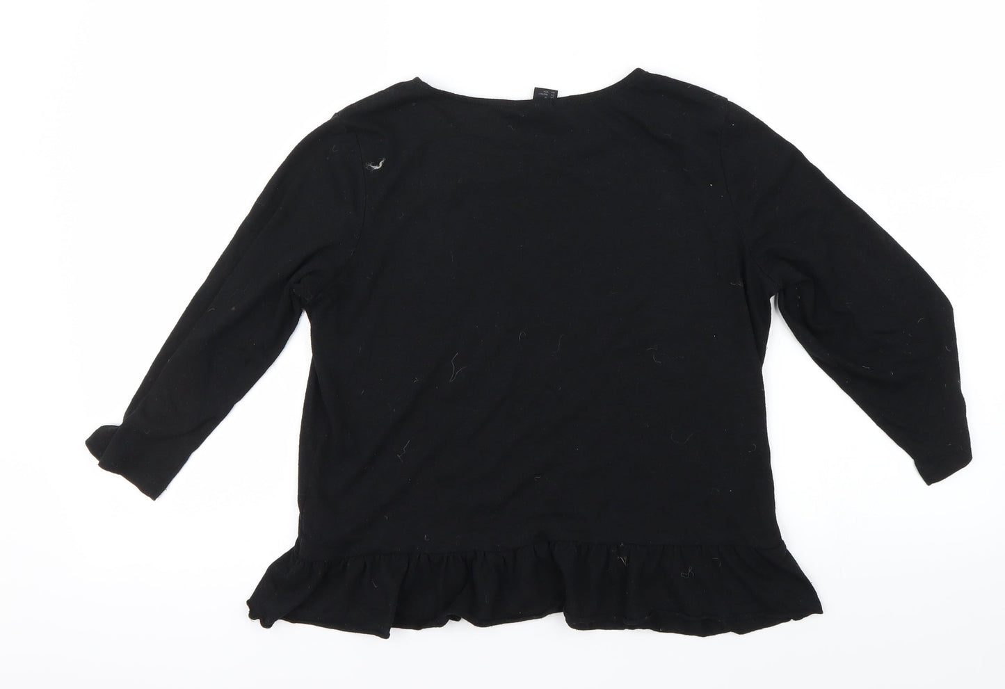 H&M Womens Black   Basic T-Shirt Size XS