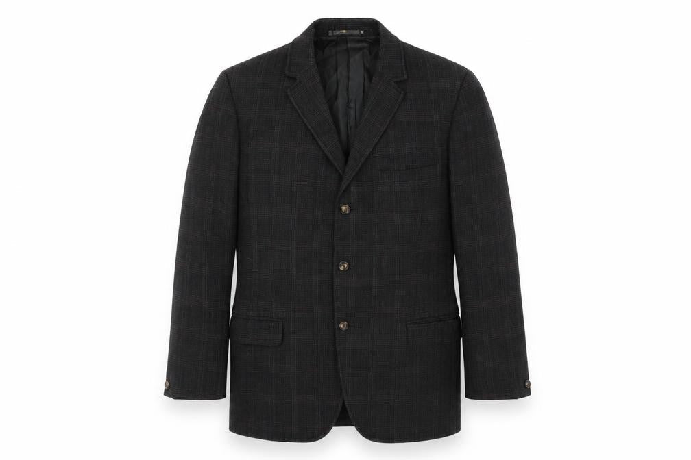Front view of Preworn men’s brown jacket blazer, size 34