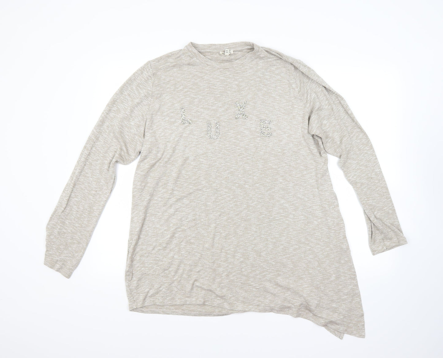 River Island Womens Beige   Pullover Jumper Size 18