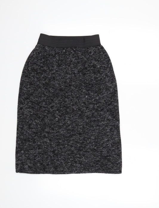 Preworn Womens Black   A-Line Skirt Size 25 in