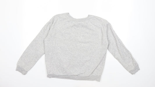 H&M Girls Grey   Pullover Sweatshirt Size 13 Years