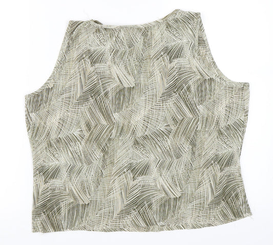 Principles Womens Green   Basic Blouse Size 14