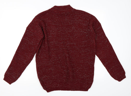 Misspap Womens Red   Pullover Jumper Size M