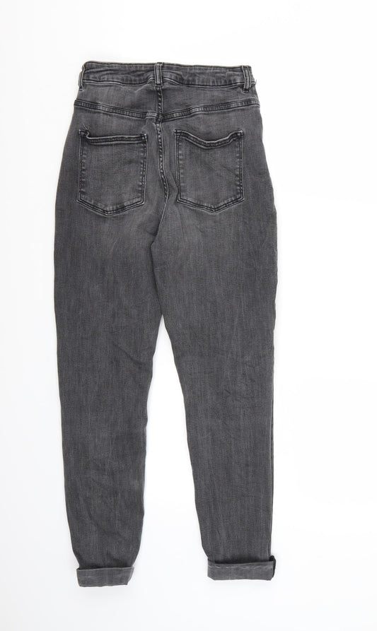 H&M Womens Black   Straight Jeans Size 6 L25 in