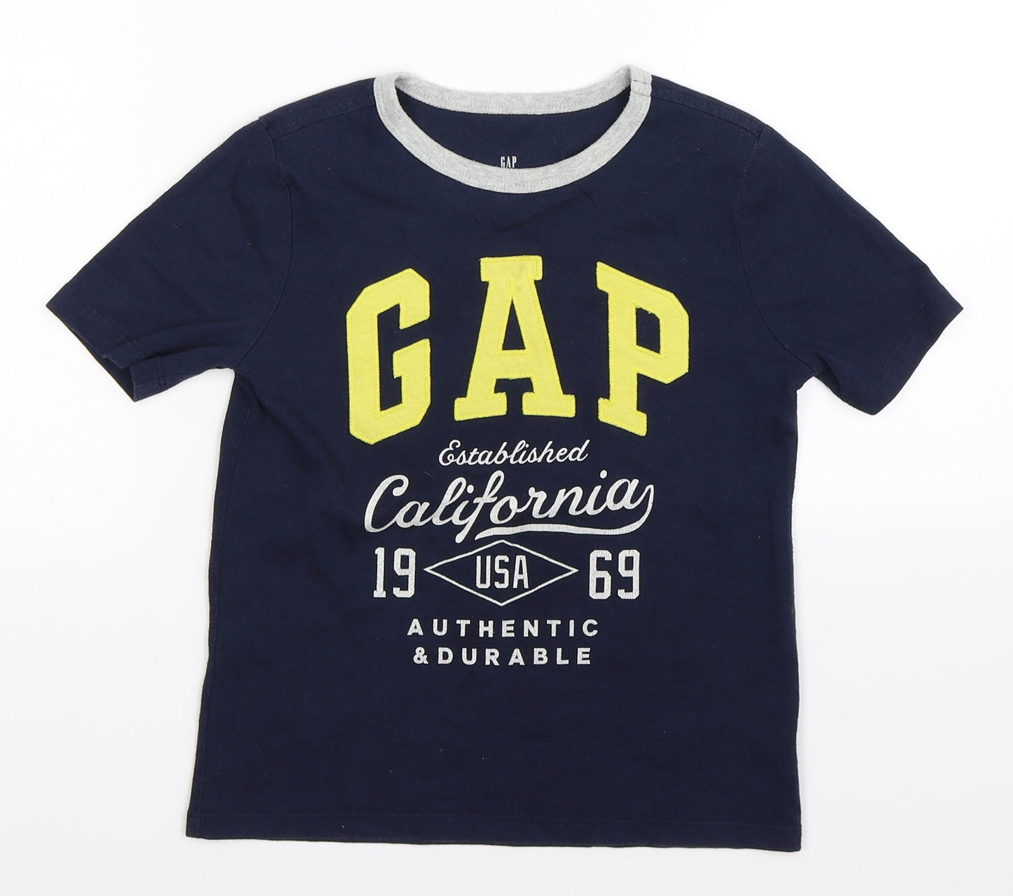 Gap Boys Blue   Basic T-Shirt Size 6-7 Years