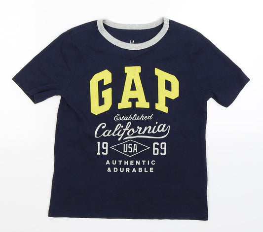 Gap Boys Blue   Basic T-Shirt Size 6-7 Years