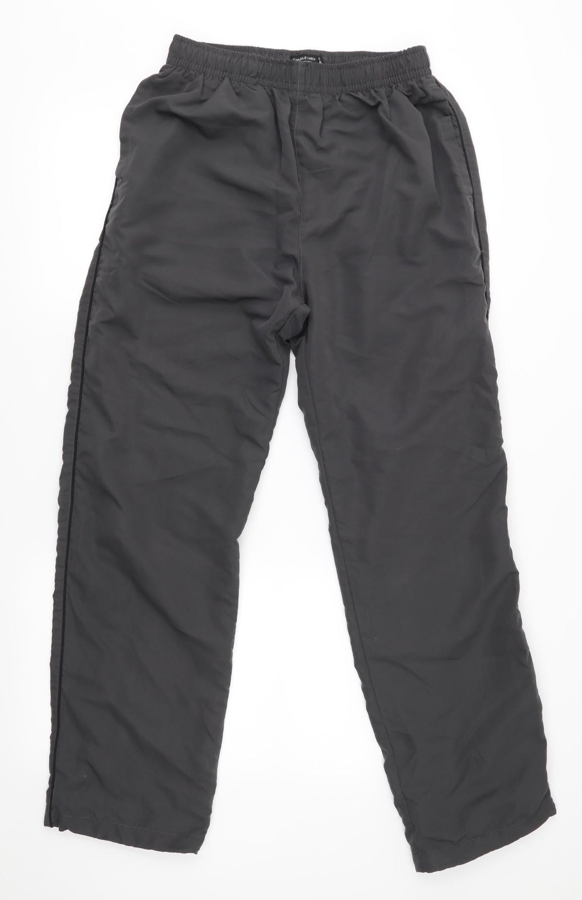 Additional front view of Capsule women’s grey jogger trousers, size UK 36, 28-inch leg