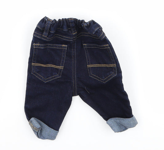 NEXT Baby Blue  Denim Capri Jeans Size 3-6 Months
