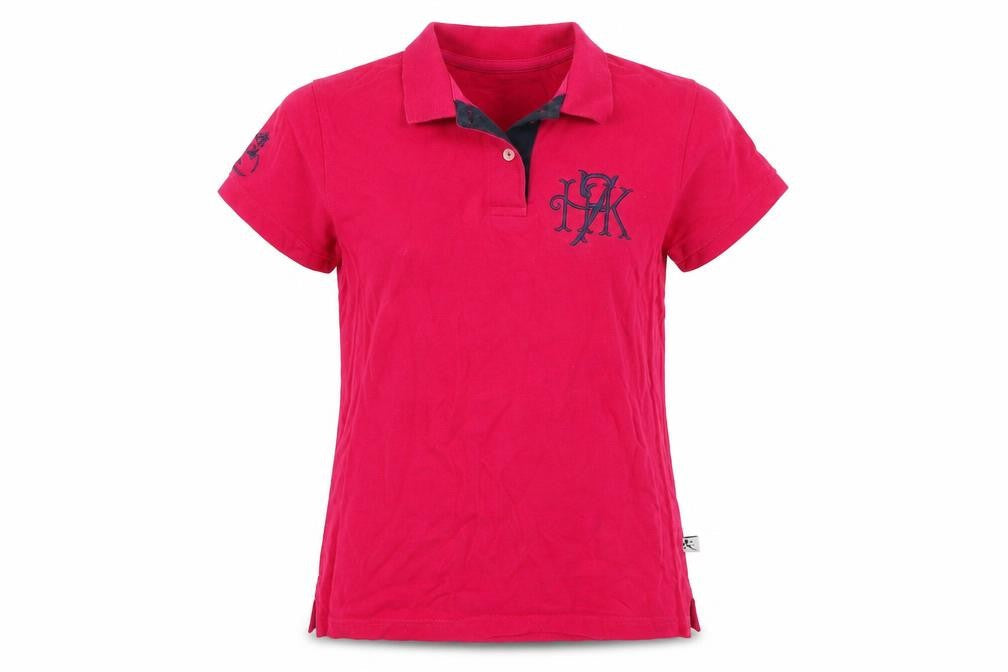 Front view of Kukri women’s pink basic t-shirt, size UK 10