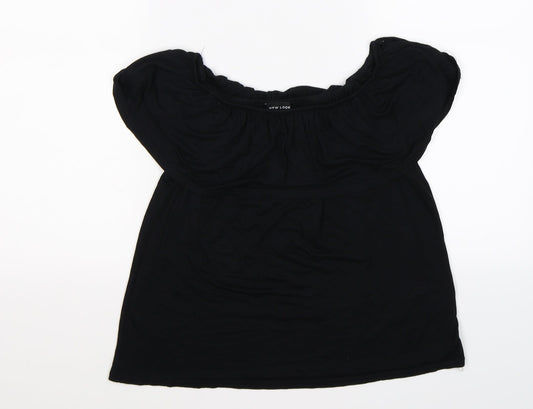 New Look Womens Black   Tunic T-Shirt Size 10