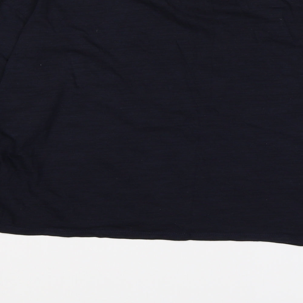 Topshop Womens Blue   Basic T-Shirt Size 12