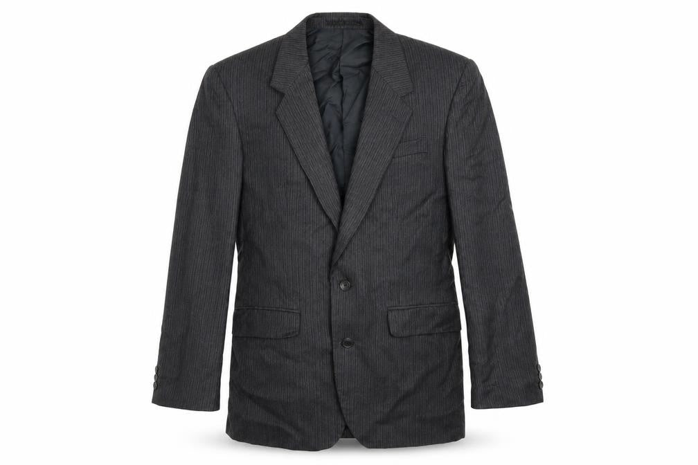 Front view of Greenwoods men’s grey jacket suit jacket, size 38