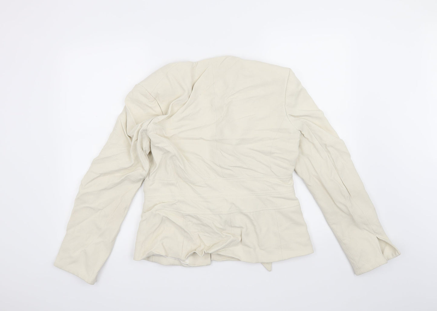 Wallis Womens White   Jacket Coat Size 14