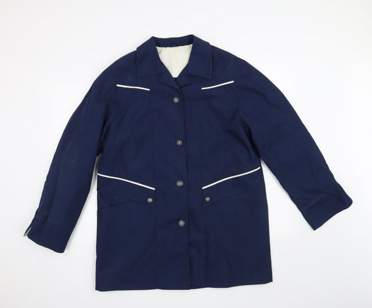 Preworn Womens Blue   Jacket Coat Size M