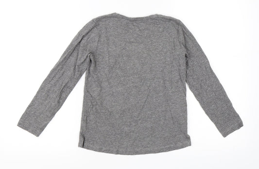Mango Girls Grey   Basic T-Shirt Size 7-8 Years