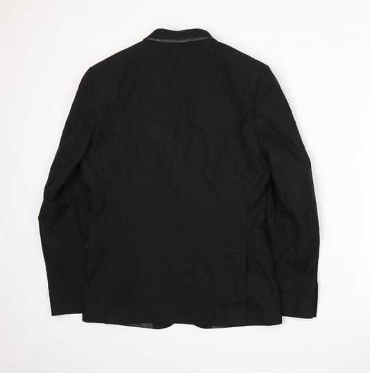 Marks and Spencer Mens Black   Jacket Suit Jacket Size M