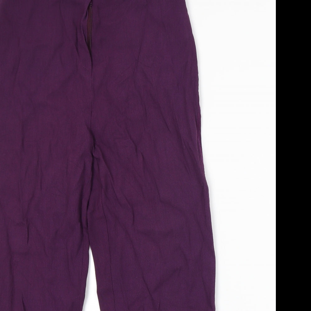 Wallis Womens Purple   Trousers  Size 12 L24 in