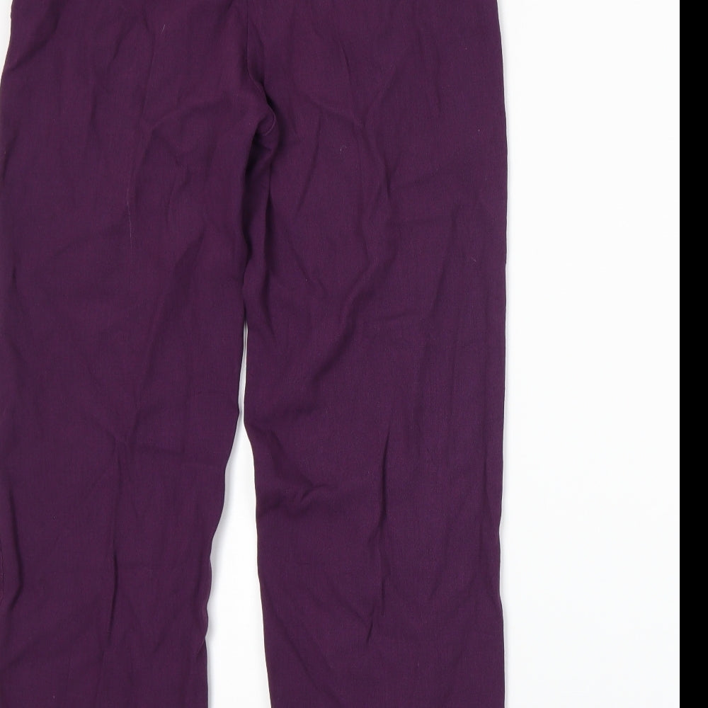 Wallis Womens Purple   Trousers  Size 12 L24 in