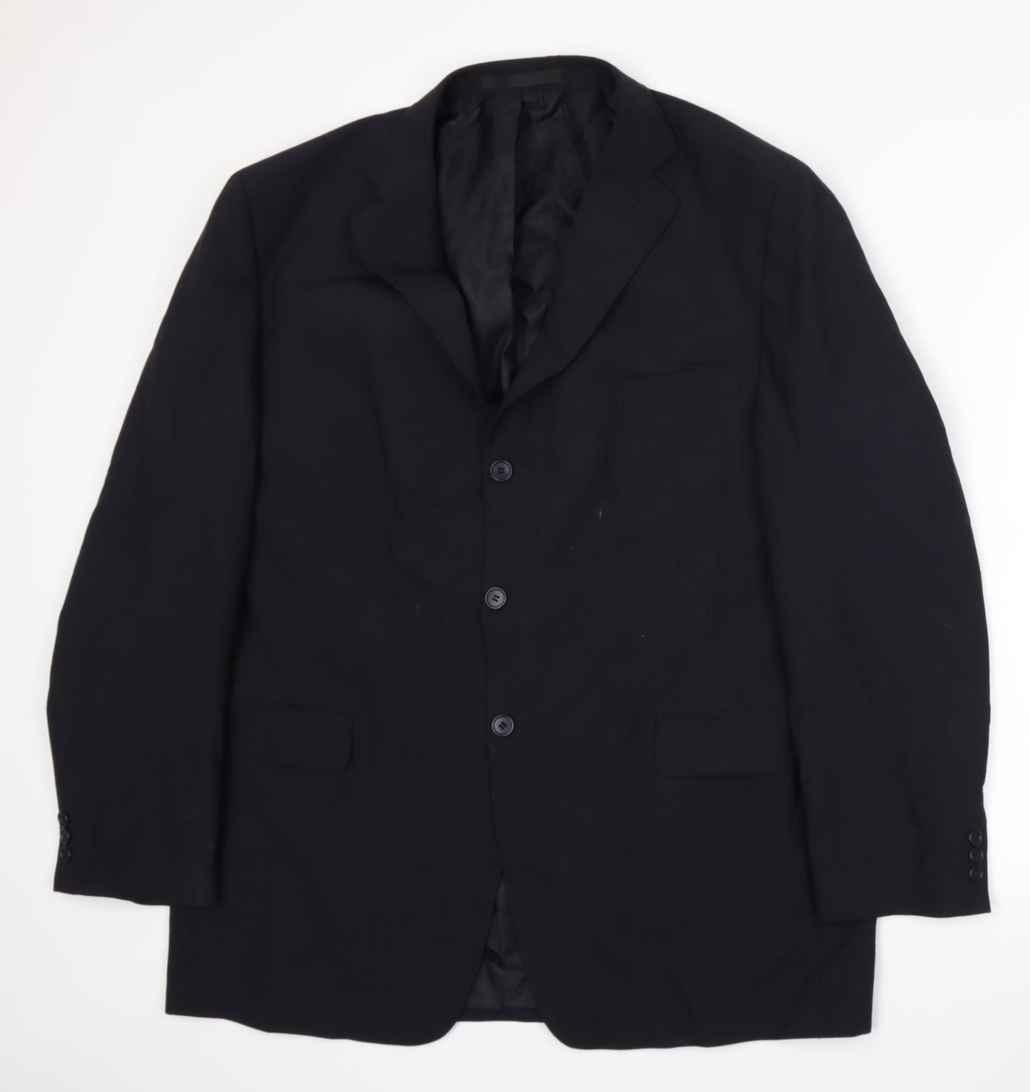Marks and Spencer Mens Blue   Jacket Suit Jacket Size XL