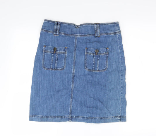 DP Womens Blue   Mini Skirt Size 10