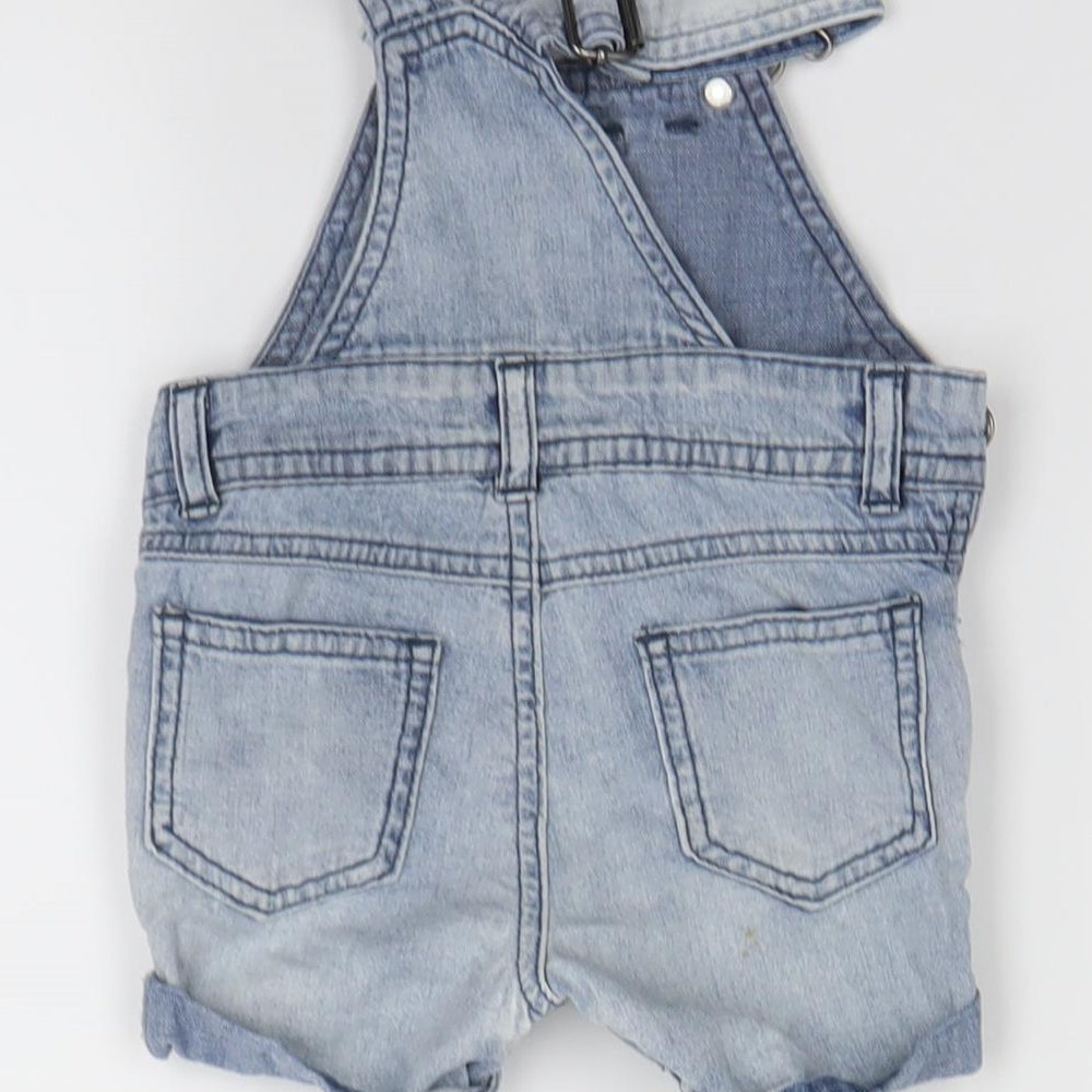 Next   Blue   Dungaree One-Piece Size 3-6 Months