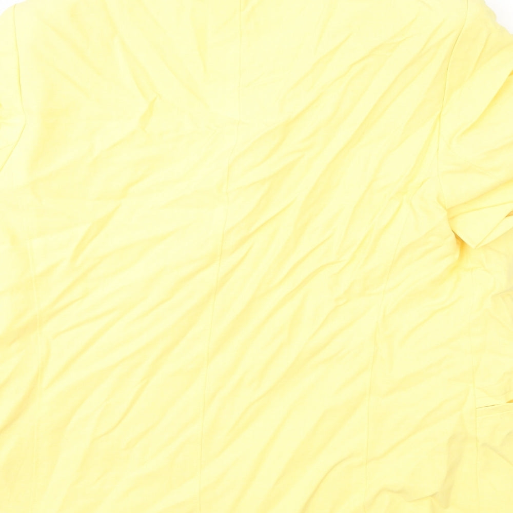 Autonomy Womens Yellow   Jacket Blazer Size 18