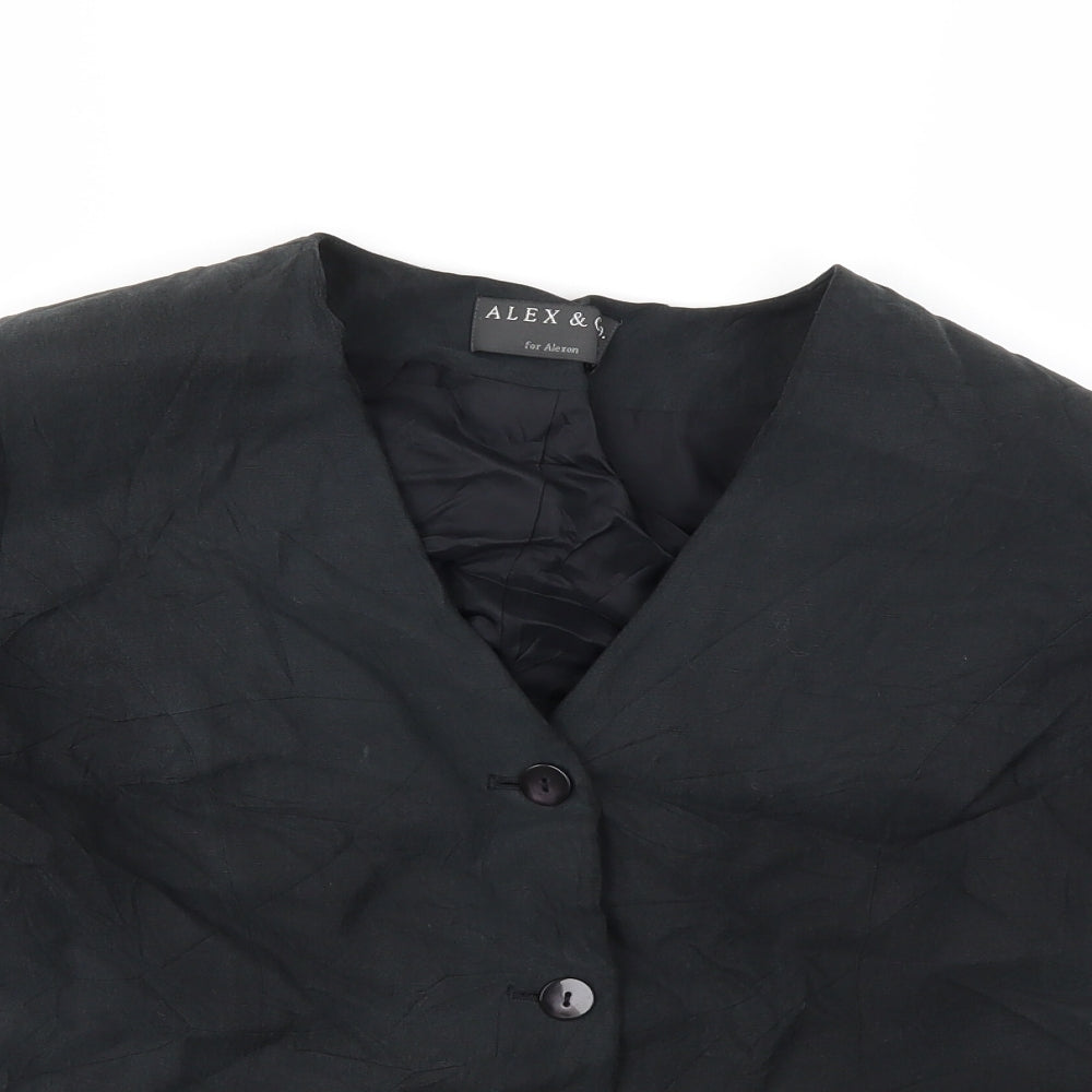 Alex & Co Womens Black   Jacket Blazer Size 12