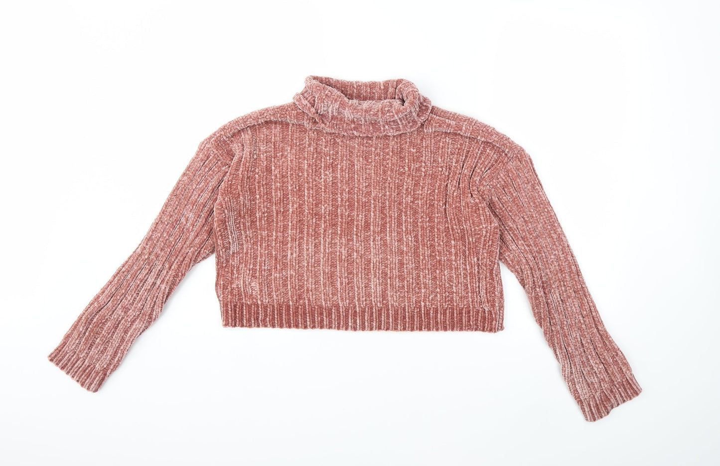 New Look Womens Pink  Knit Pullover Jumper Size S