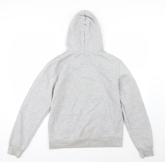 Rough Child Mens Grey  Jersey Pullover Hoodie Size M