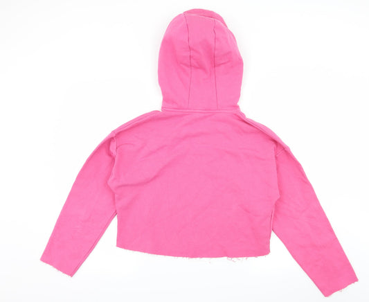 George Womens Pink  Jersey Pullover Hoodie Size S