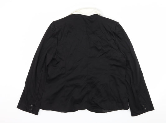Peacocks Womens Black   Jacket Blazer Size 18